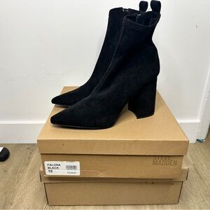 Steve Madden Falona Women's Black Ankle Boots